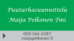Puutarhasuunnittelu Maija Pelkonen Tmi logo